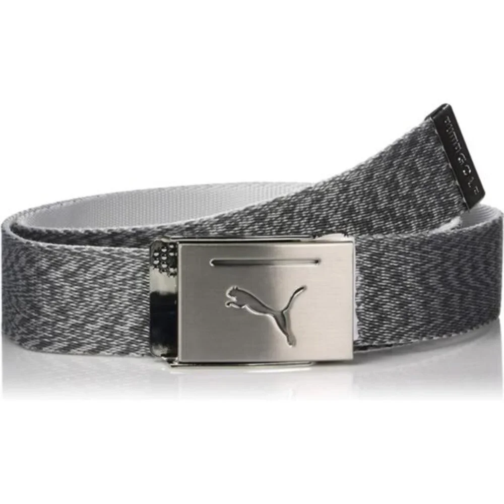 Puma‎ Golf Men's Reversible Web Belt Metal Clamp Buckle